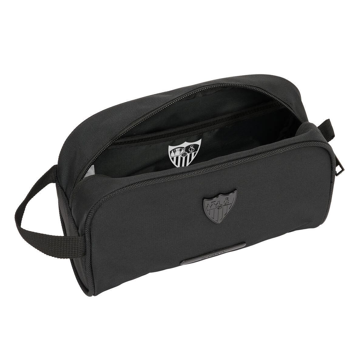 Resenecessär Sevilla Fútbol Club Business Svart 24 x 15 x 10 cm finns hos Aktivcamping
