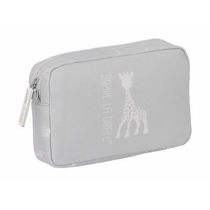Resenecessär Sophie la Girafe Ljusgrå 20 x 13 x 5,5 cm finns hos Aktivcamping