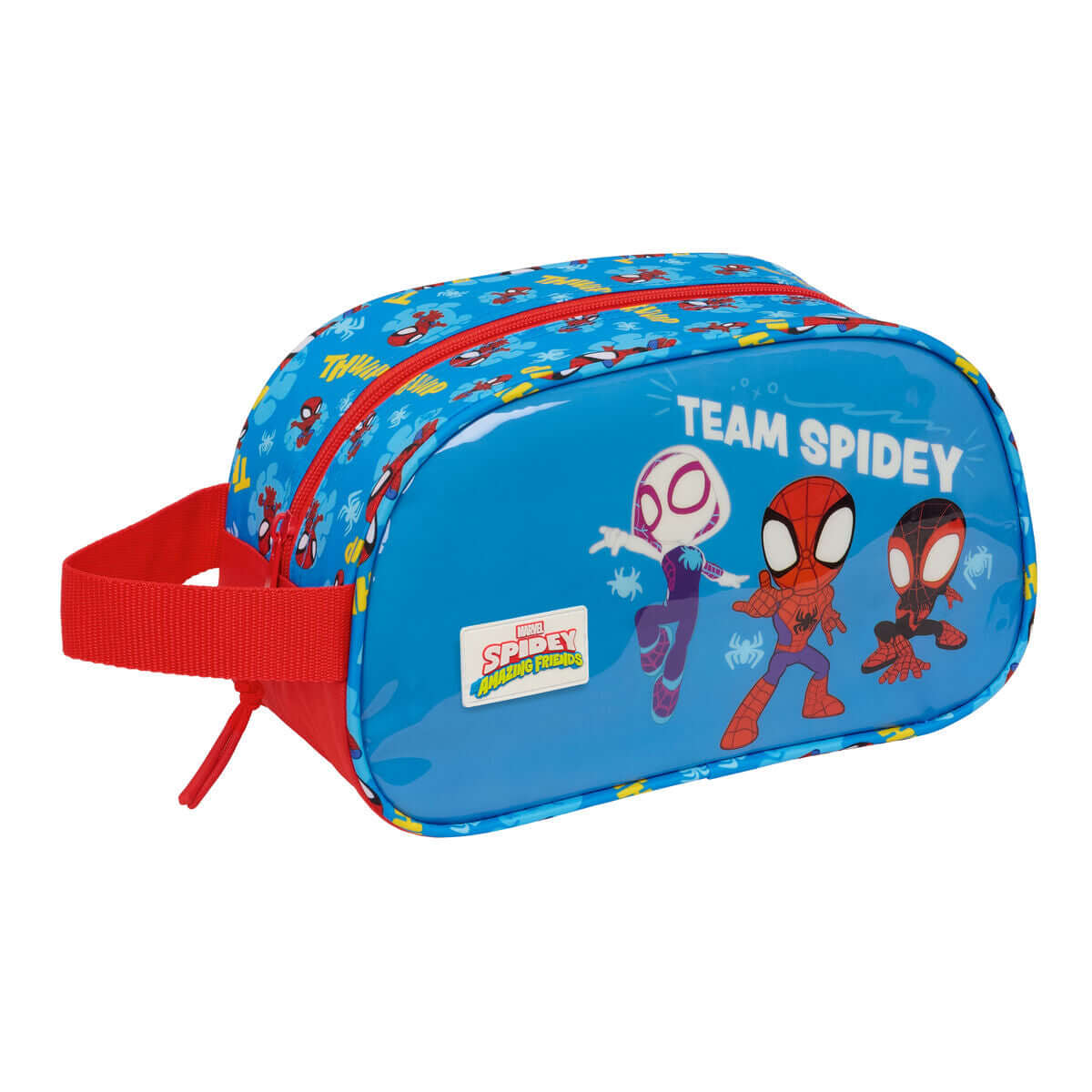 Resenecessär Spider-Man Blå Röd finns hos Aktivcamping