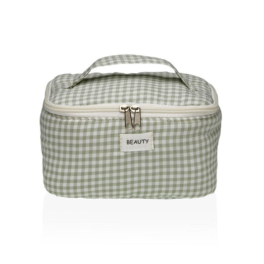 Resenecessär Versa Vichy Grön Polyester Textil 12 x 12 x 20 cm finns hos Aktivcamping