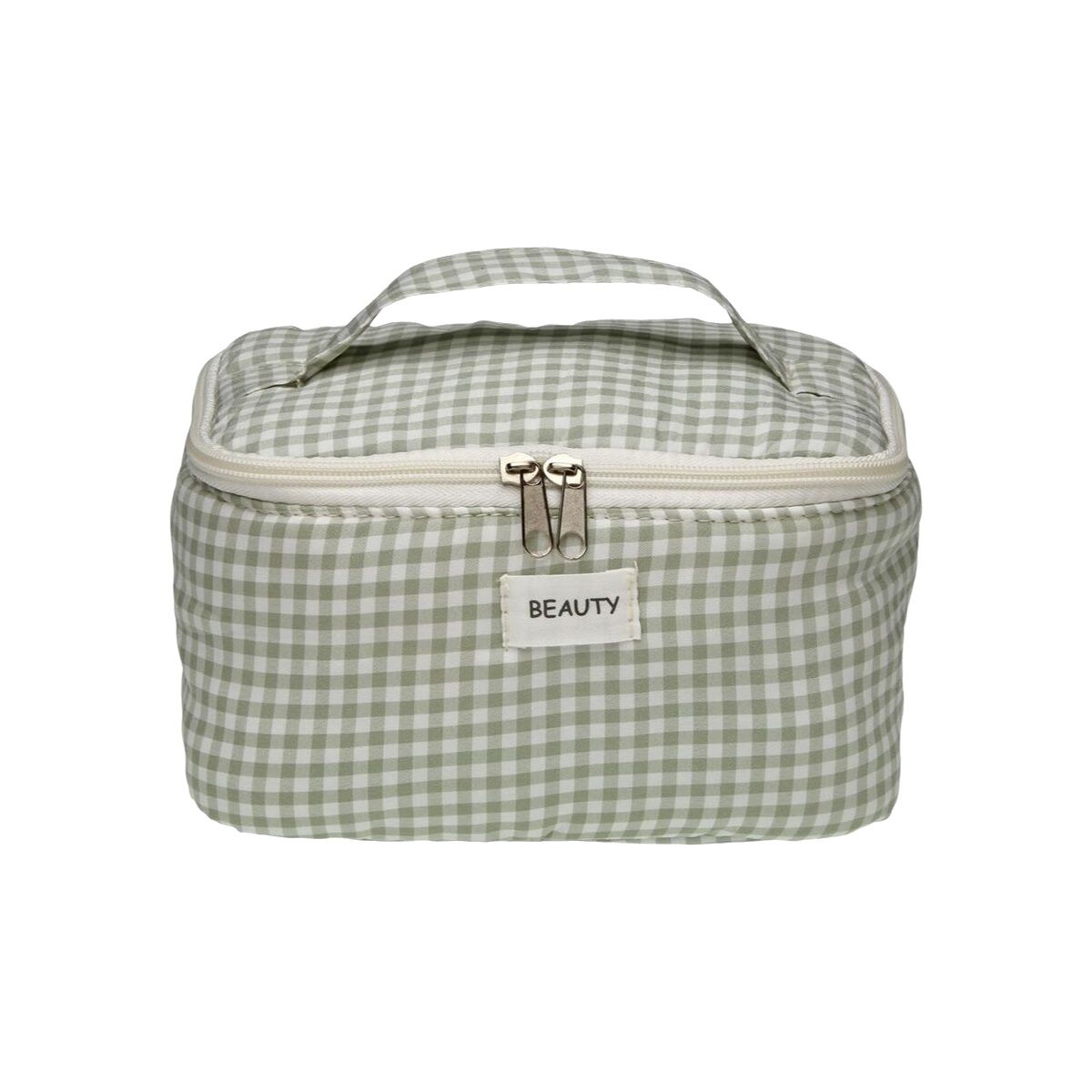 Resenecessär Versa Vichy Grön Polyester Textil 12 x 12 x 20 cm finns hos Aktivcamping