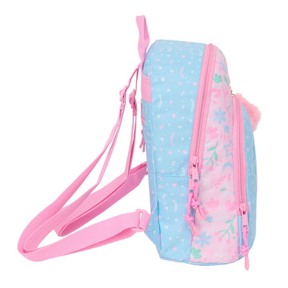 Ryggsäck BlackFit8 Smile Rosa Ljusblå 25 x 30 x 13 cm Mini finns hos Aktivcamping
