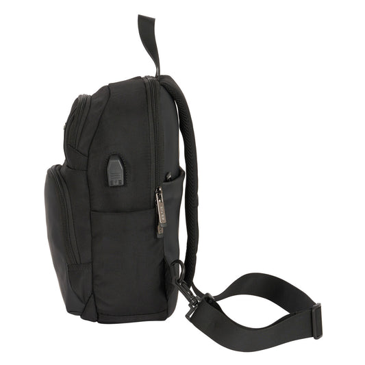 Ryggsäck Safta Black Svart 18 x 34 x 12 cm - finns hos Aktivcamping