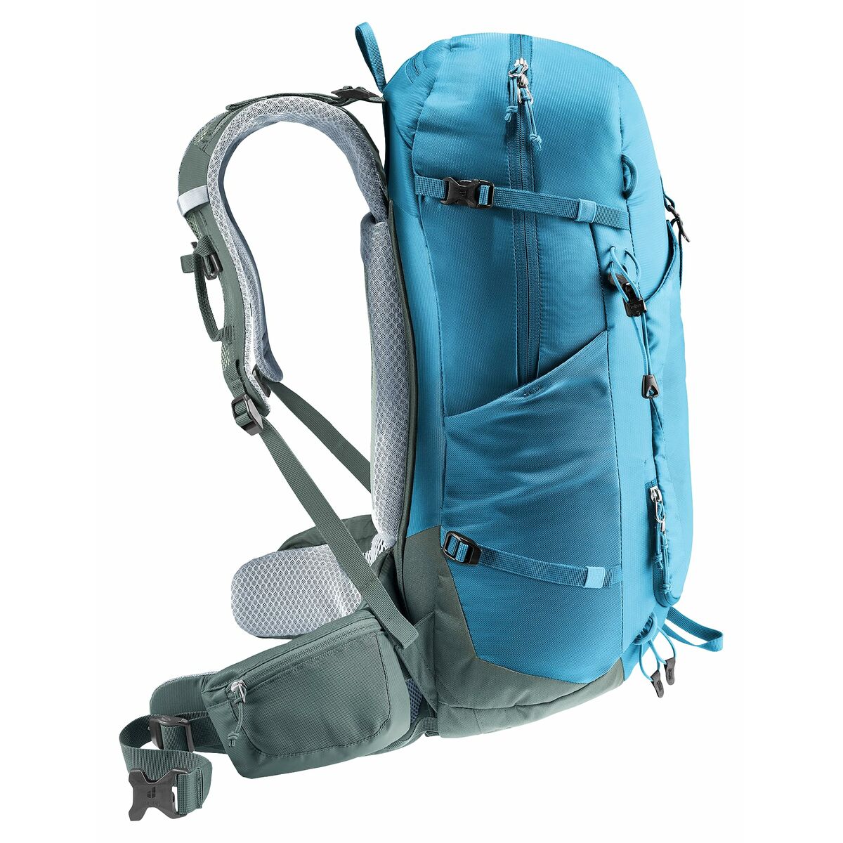 Ryggsäck Träningsväska Deuter Trail Pro 33 Blå Grön 33 L finns hos Aktivcamping