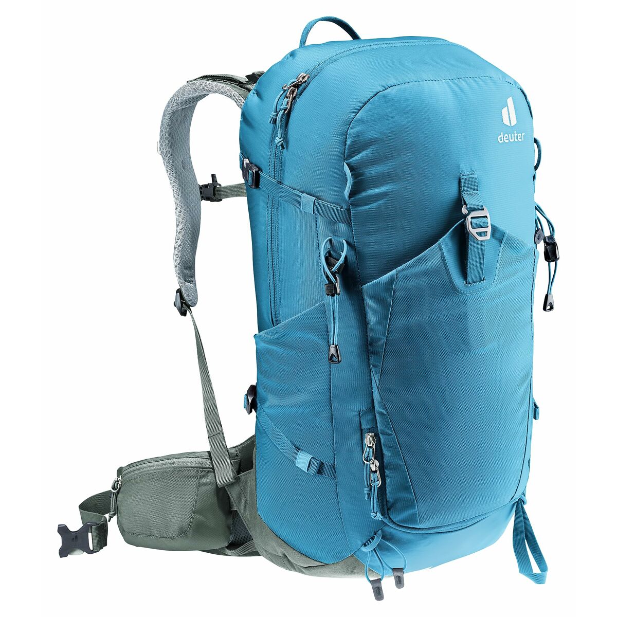 Ryggsäck Träningsväska Deuter Trail Pro 33 Blå Grön 33 L finns hos Aktivcamping