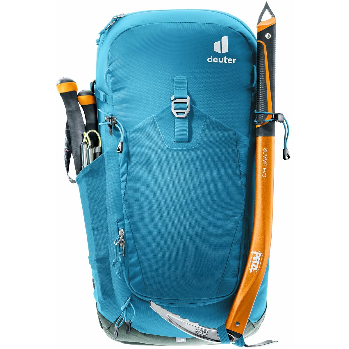 Ryggsäck Träningsväska Deuter Trail Pro 33 Blå Grön 33 L finns hos Aktivcamping