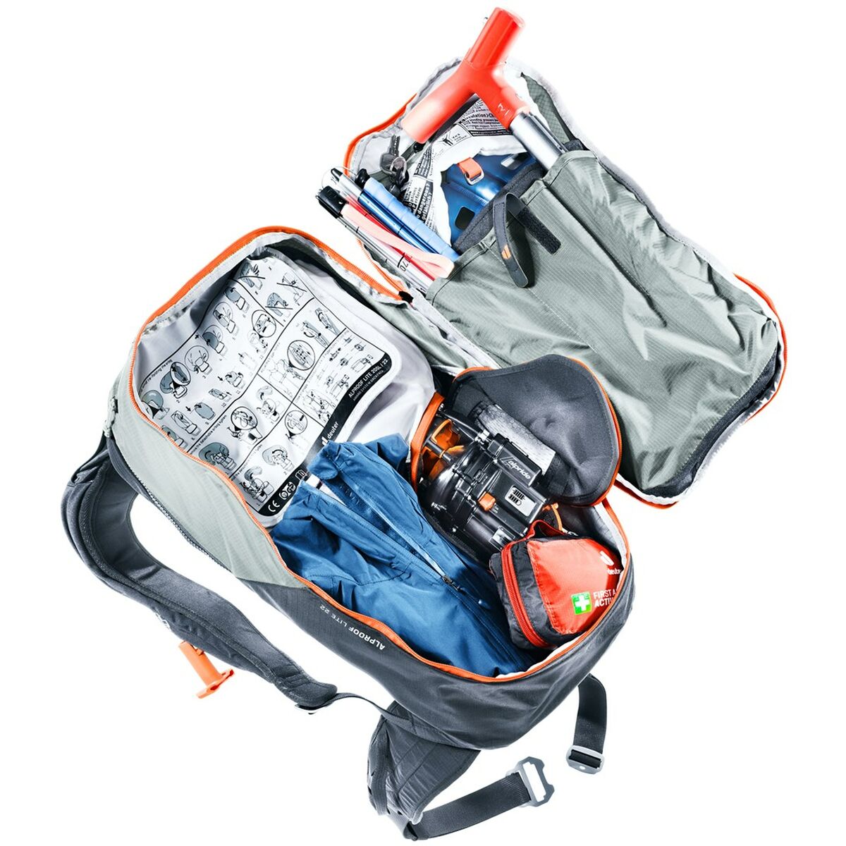 Ryggsäck för bergmiljö Deuter Alproof Lite 22 Blå Grå 22 L finns hos Aktivcamping