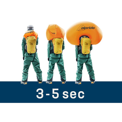 Ryggsäck för bergmiljö Deuter Alproof Lite 22 Gul Grå Orange 22 L finns hos Aktivcamping