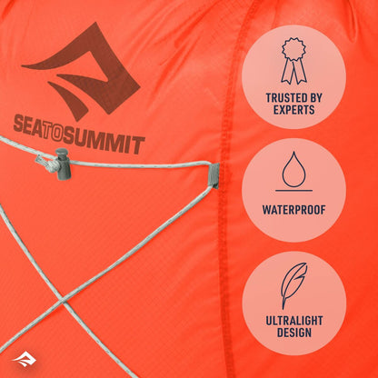 Ryggsäck för bergmiljö Sea to Summit Ultra-Sil Dry Day Pack Grå Silvrig 22 L - finns hos Aktivcamping