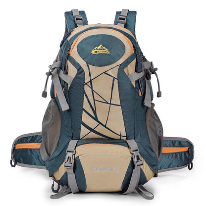 Large Capacity Backpack for Climbing Camping Waterproof Blue