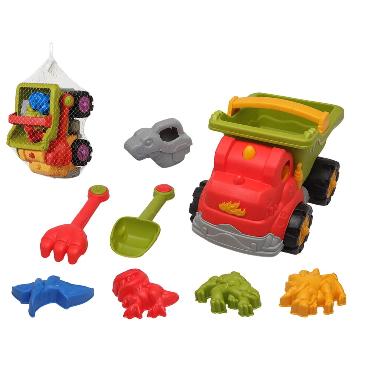 Beach toys set 8 pieces Dinosaurs