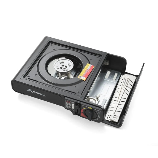2900W Camping Cassette Stove Black-0