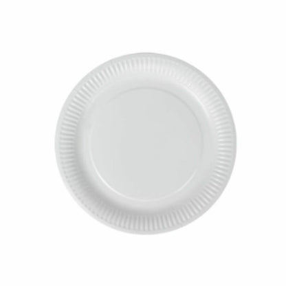 Plate set Algon Disposable White Cardboard 18 cm (36 pieces)