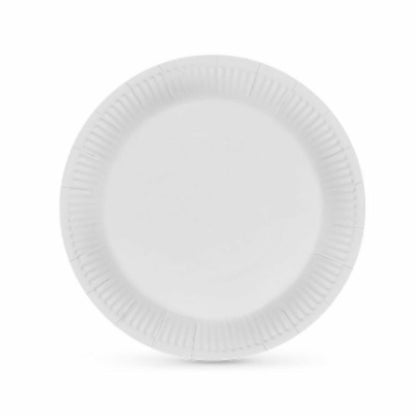 Plate set Algon Cardboard Disposable White (10 pieces)