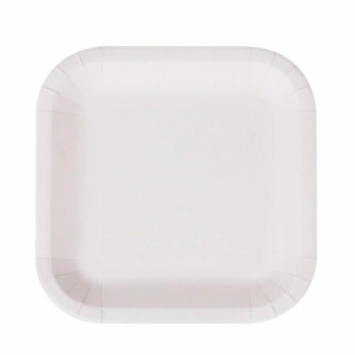 Plate set Algon Disposable White Cardboard Square 26 cm (36 pieces)