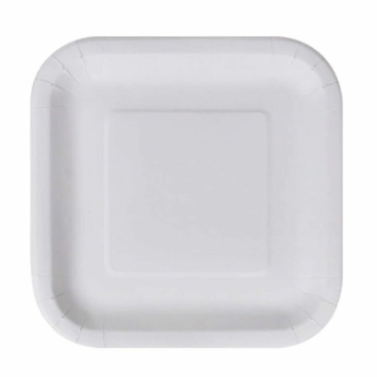 Plate set Algon Disposable White Cardboard Square 26 cm (36 pieces)