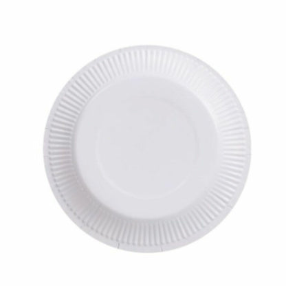 Plate set Algon Disposable White Cardboard 18 cm (10 pieces)