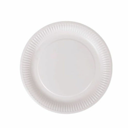 Plate set Algon Disposable White Cardboard 23 cm (36 pieces)