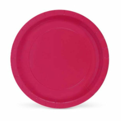 Plate set Algon Bordeaux Disposable Cardboard 20 x 20 x 1.5 cm (36 pieces)