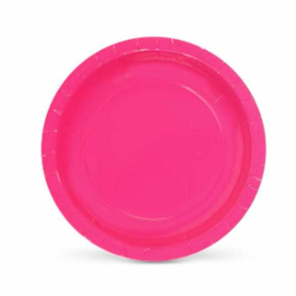 Plate set Algon Disposable Paper Fuchsia 20 x 20 x 1.5 cm (36 pieces)