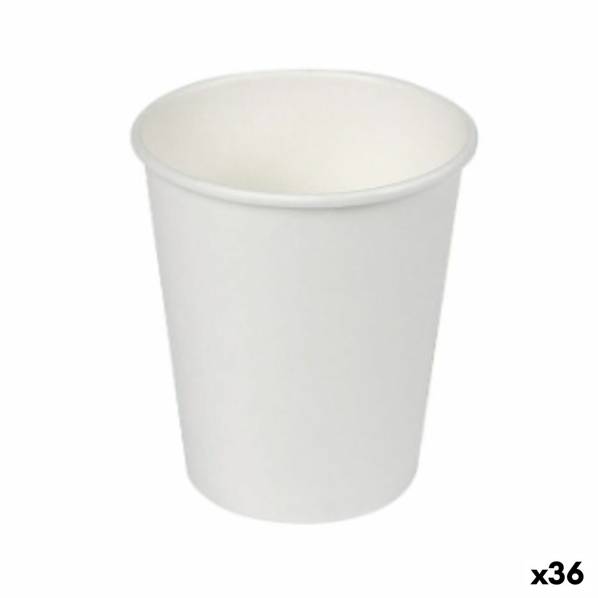 Ice Cream Algon Cardboard Disposable White 36 pieces (50 pieces)