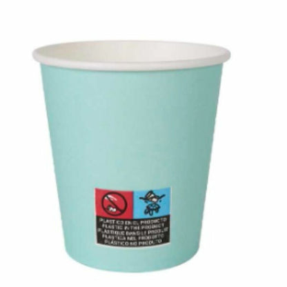 Ice Cream Algon Cardboard Disposable Aquamarine 36 pieces 200 ml (24 pieces)