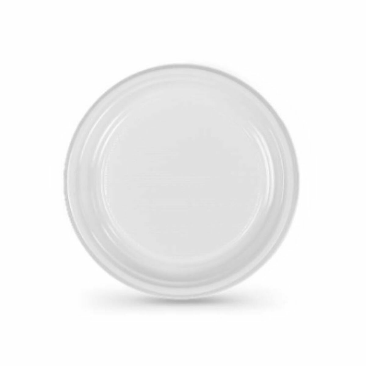 Set of reusable plates Algon White 20.5 x 20.5 x 2 cm (36 pieces)