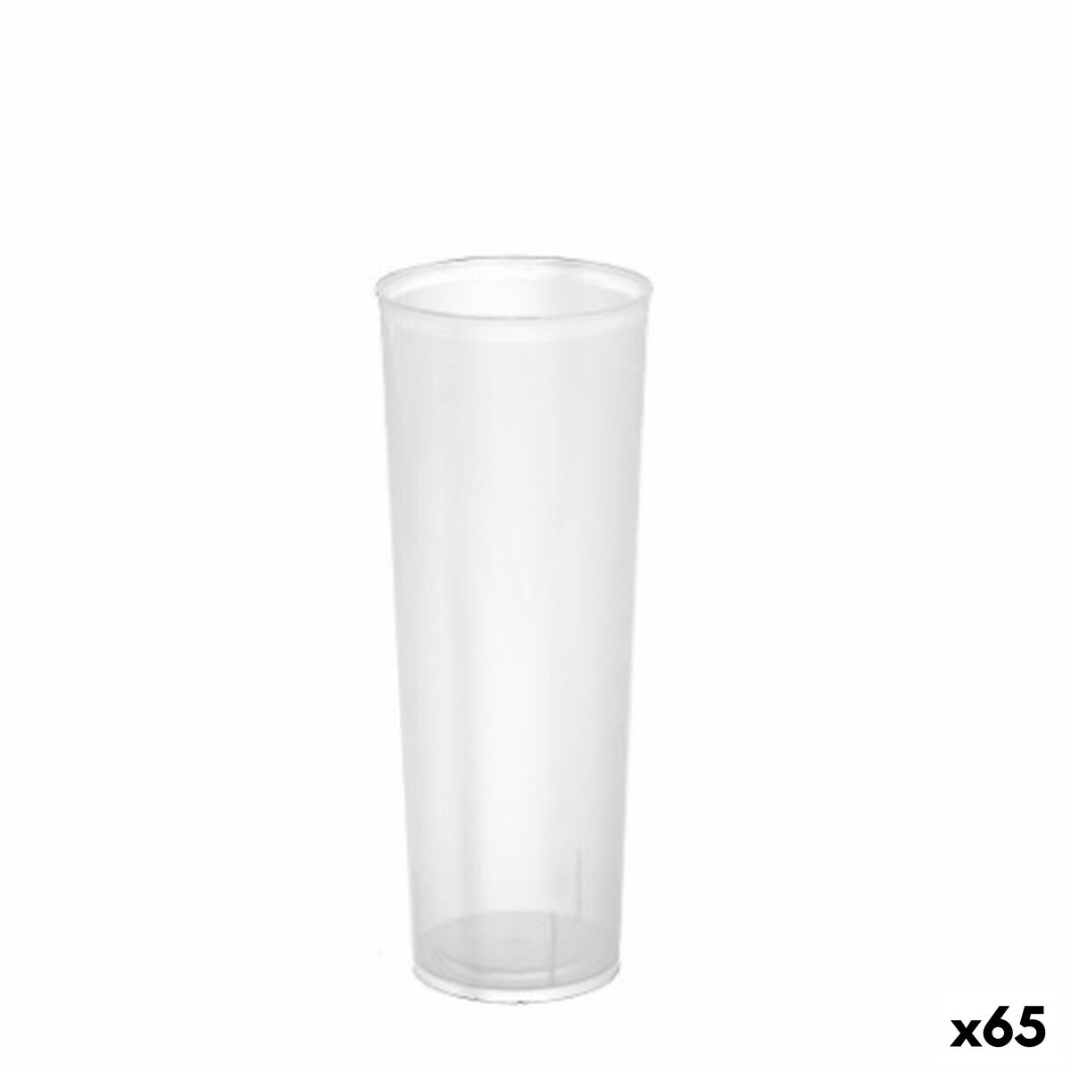 Set of reusable glasses Algon Transparent 65 quantity 330 ml (6 pieces)