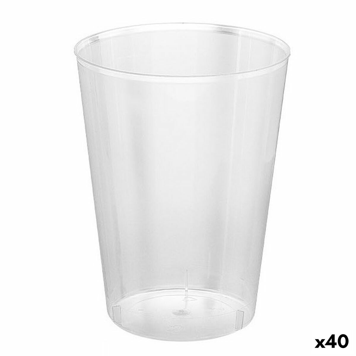 Set of reusable glasses Algon Transparent Cider 40 quantity 500 ml (10 pieces)