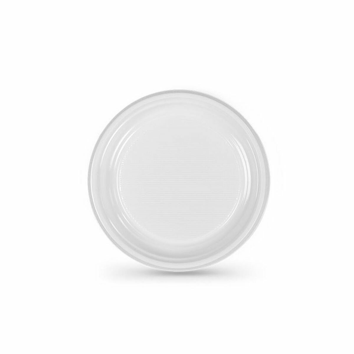 Set of reusable plates Algon White Plastic (6 pieces)