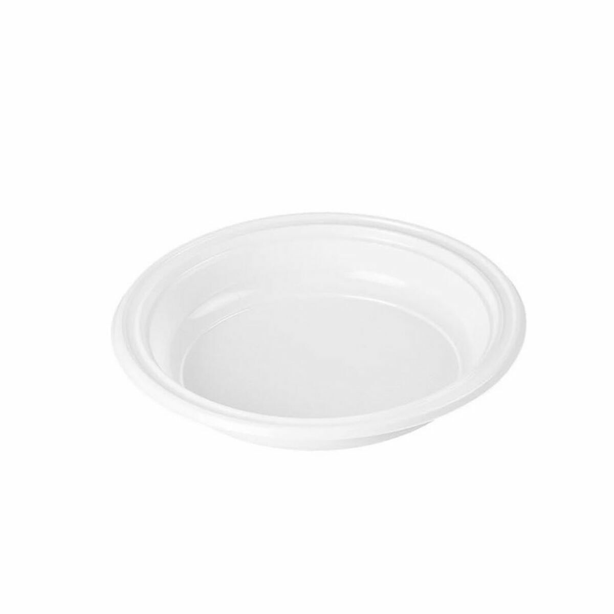 Set of reusable plates Algon White Plastic 20.5 x 20.5 x 3 cm (6 pieces)