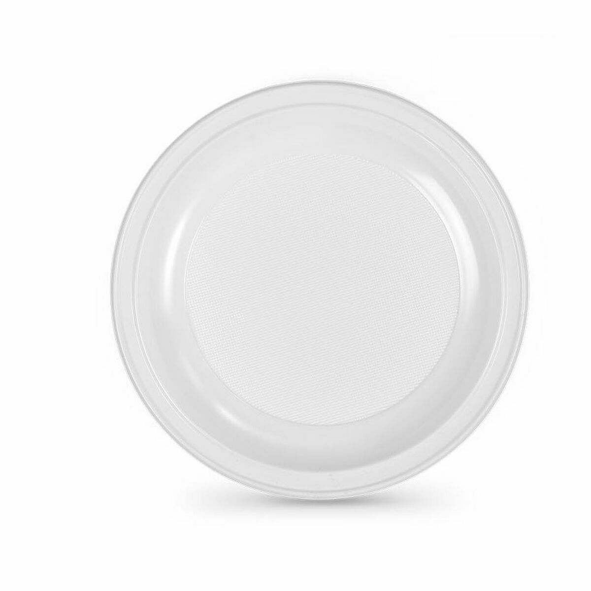 Set of reusable plates Algon White Plastic 28 x 28 x 2 cm (24 pieces)