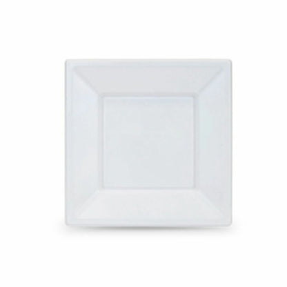 Set of reusable plates Algon White Plastic 18 x 18 x 1.5 cm (36 pieces)