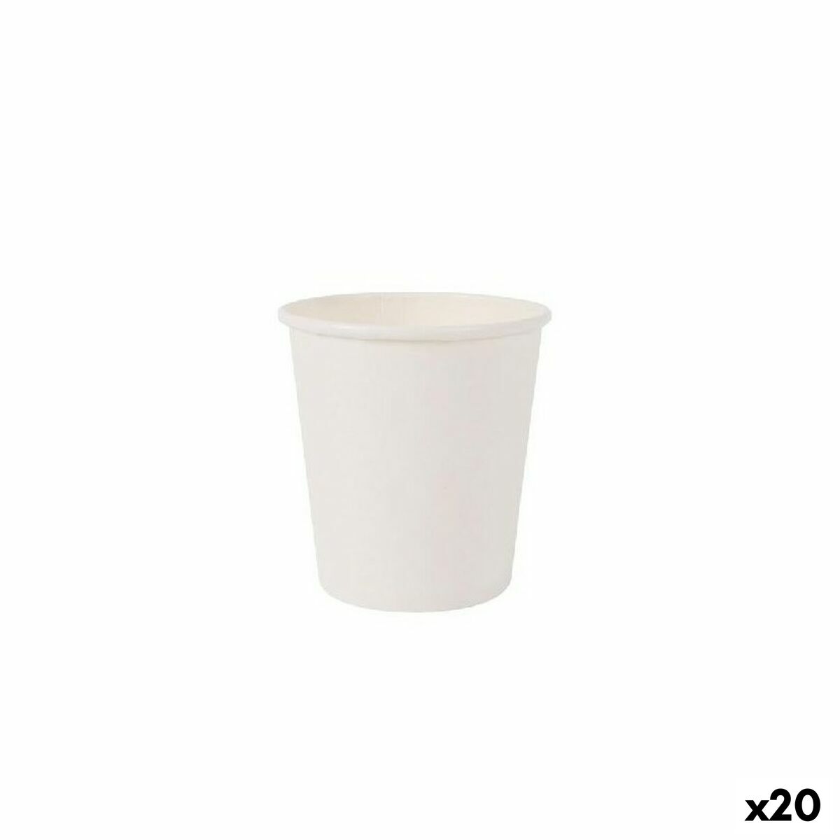 Ice Cream Algon Cardboard White 50 Pieces 120 ml (20 pieces)