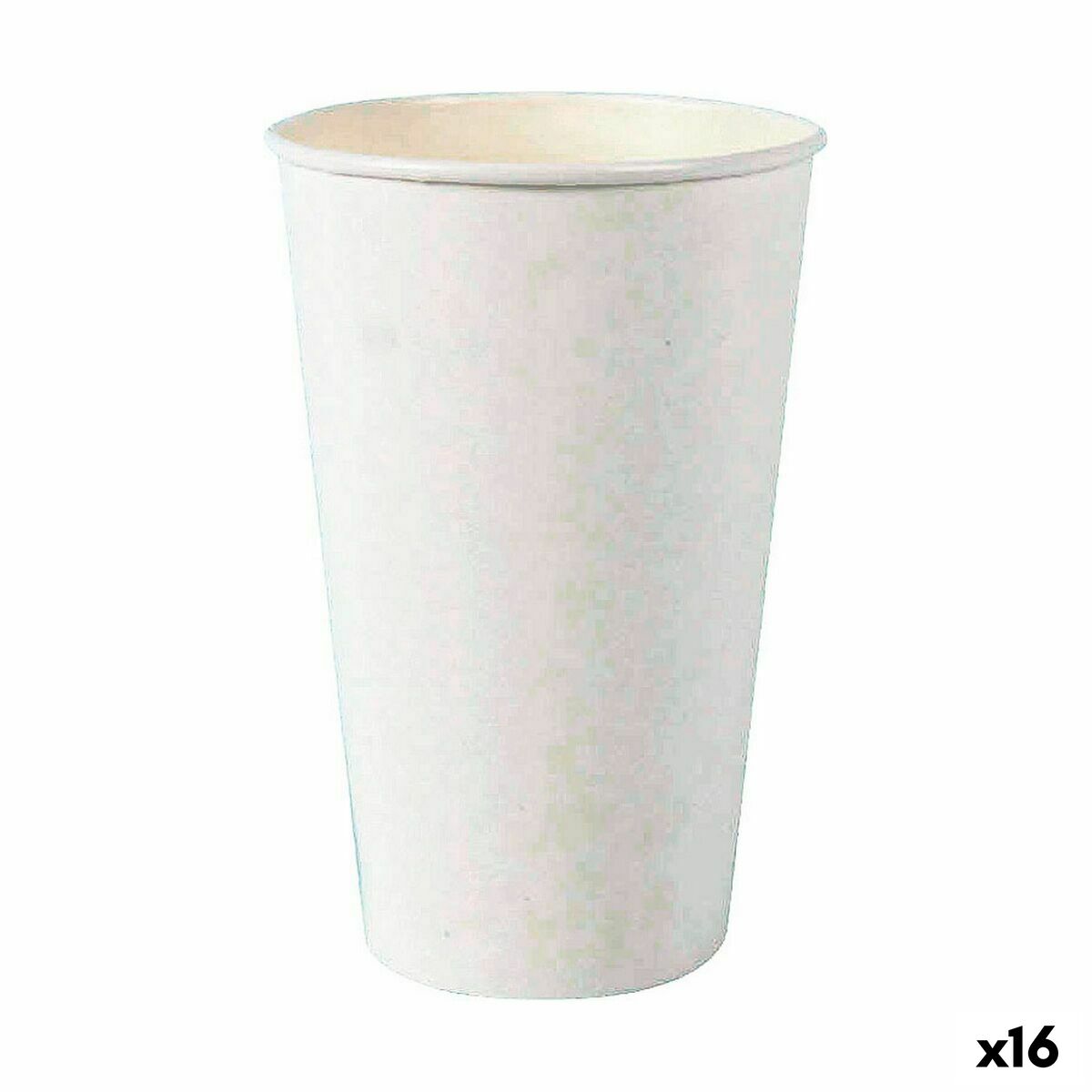 Ice Cream Algon Disposable Paper White 6 Pieces 450 ml (16 pieces)