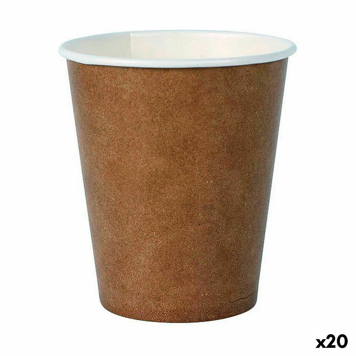 Ice Cream Algon Disposable Paper Kraft Paper 30 Pieces 250 ml (20 pieces)