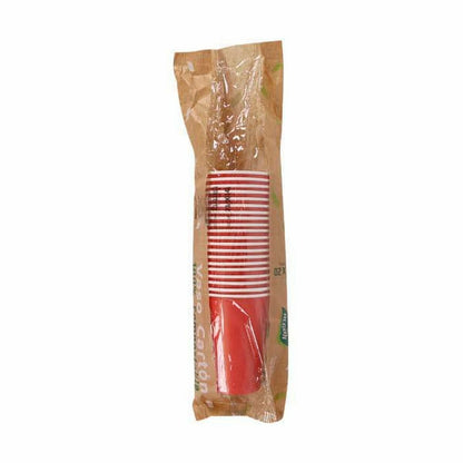 Ice Cream Algon Disposable Cardboard Red 20 Pieces 220 ml (20 pieces)