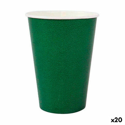 Ice Cream Algon Disposable Paper Green 20 Pieces 220 ml (20 pieces)