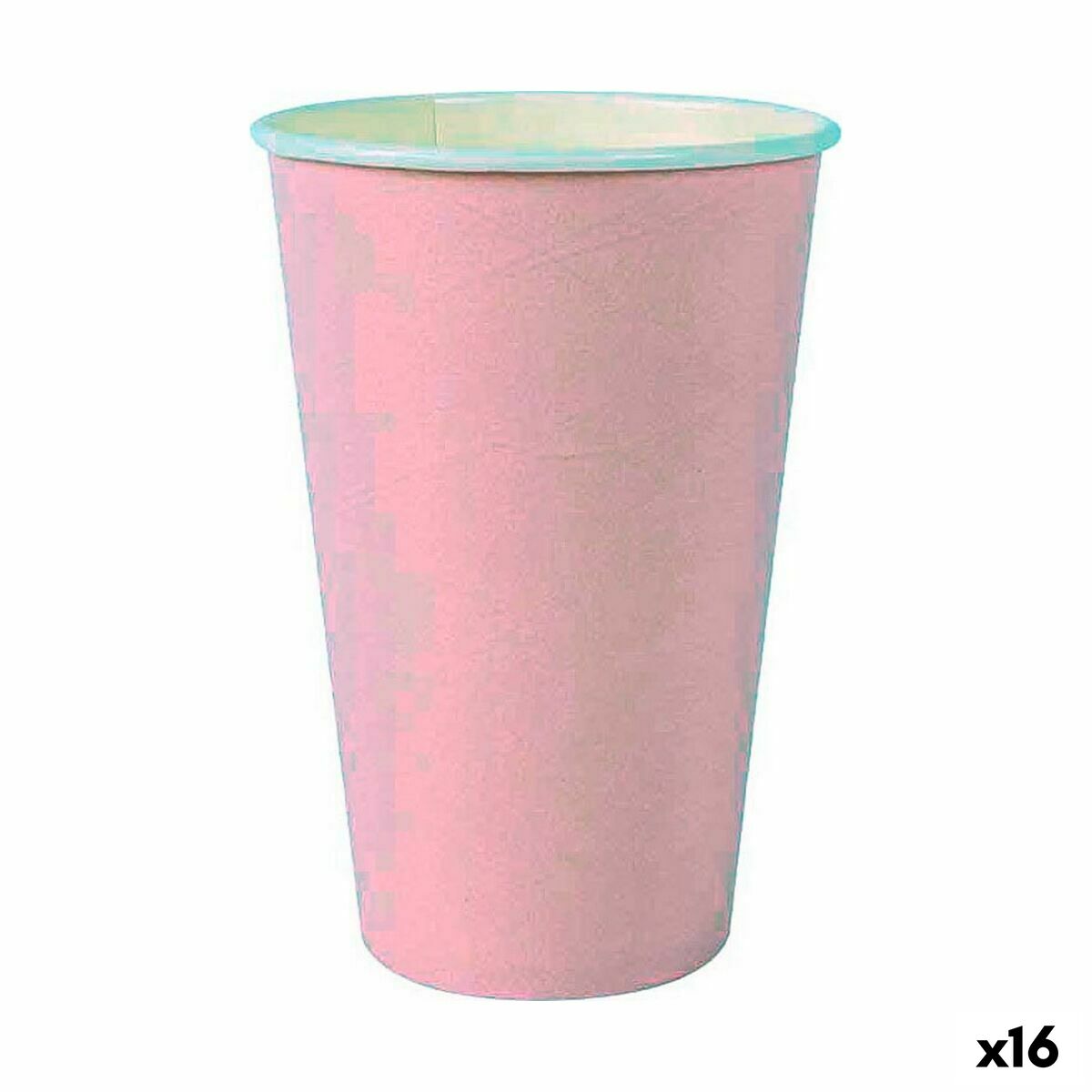 Glasset Algon Engångsanvändning Papp Rosa 7 Delar 450 ml (16 antal)