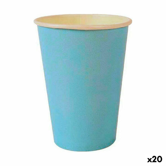 Ice Cream Algon Disposable Cardboard Blue 20 Pieces 220 ml (20 pieces)