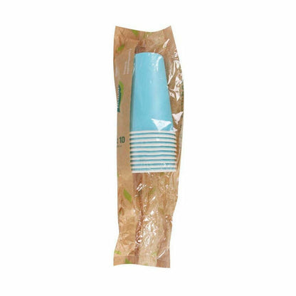 Ice Cream Algon Disposable Paper Blue 10 Pieces 350 ml (20 pieces)