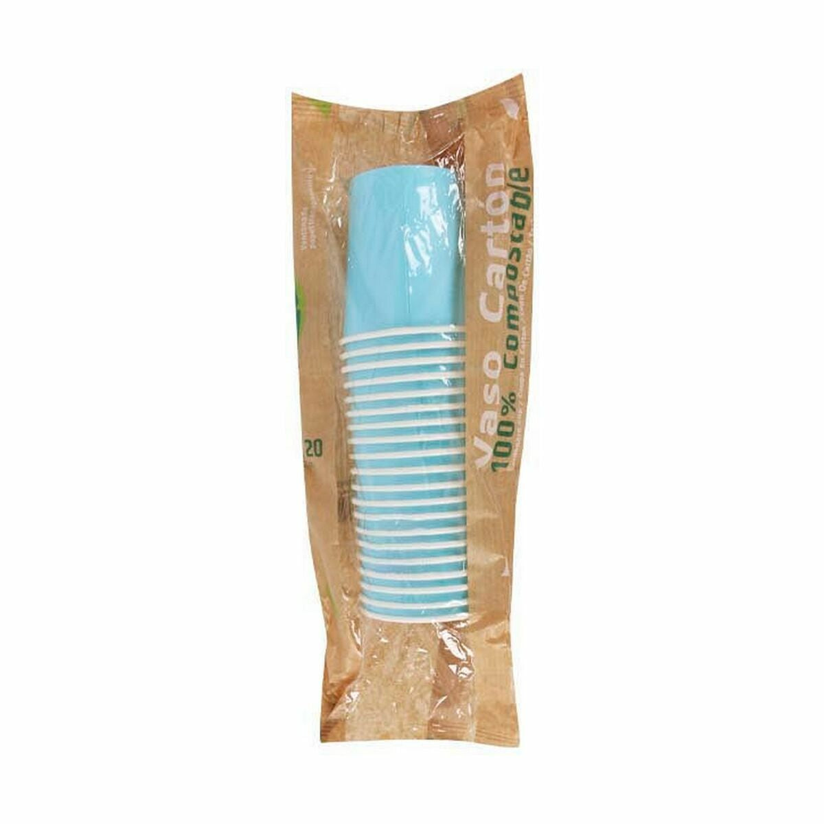 Ice Cream Algon Disposable Cardboard Blue 20 Pieces 120 ml (24 pieces)