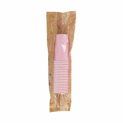 Ice Cream Algon Disposable Cardboard Pink 20 Pieces 220 ml (20 pieces)