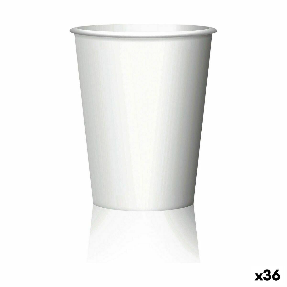 Set med snapsglas Algon Engångsanvändning Papp Vit 20 Delar 50 ml (36 antal)