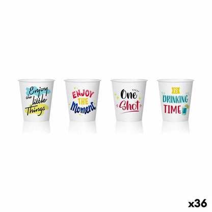 Set of shot glasses Algon Disposable Cardboard 20 Pieces 50 ml (36 pieces)