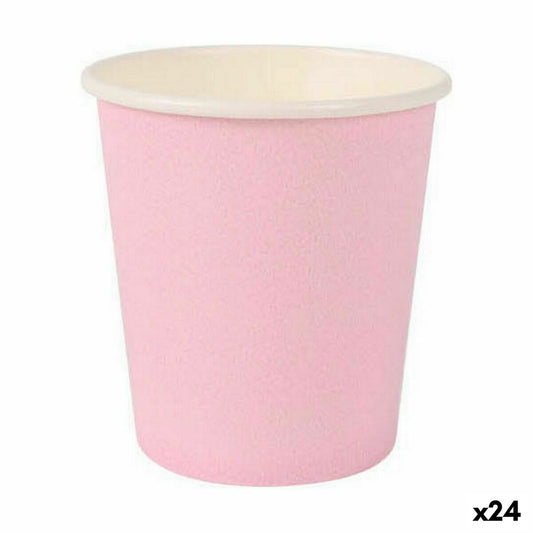 Glasset Algon Engångsanvändning Papp Rosa 20 Delar 120 ml (24 antal)