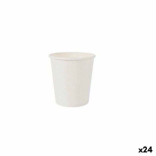 Ice Cream Algon Disposable Cardboard White 20 Pieces 120 ml (24 pieces)