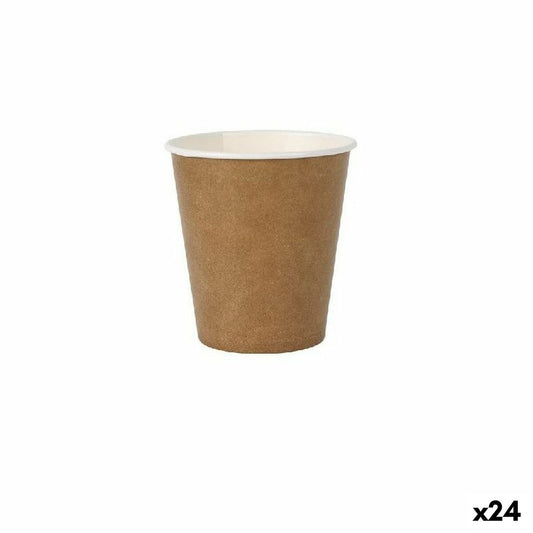 Ice Cream Algon Disposable Kraft Paper 20 Pieces 120 ml (24 Count)