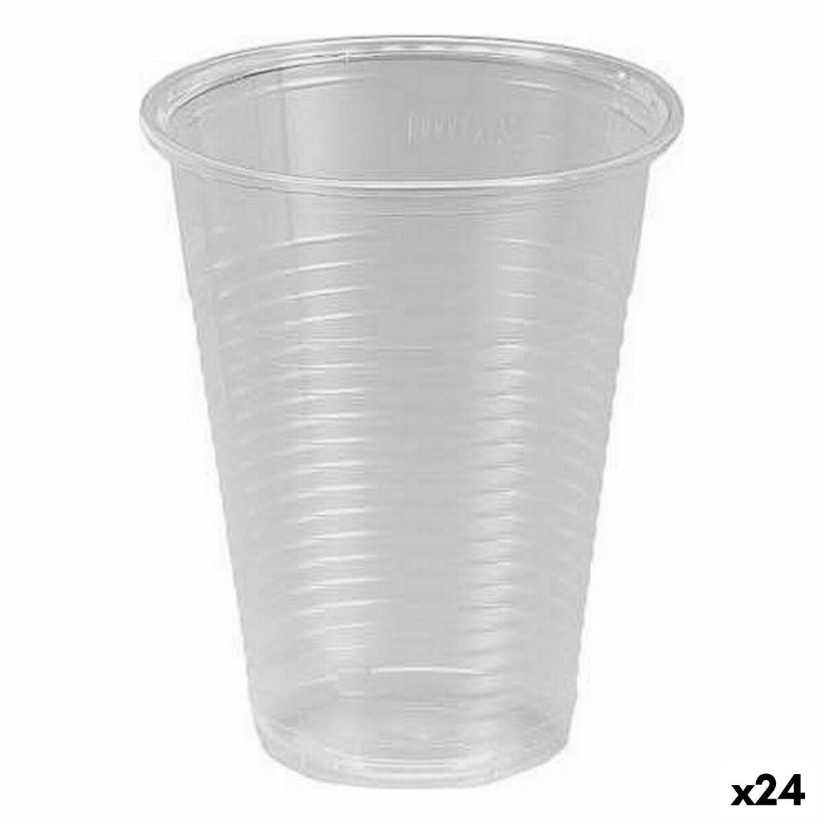 Set of reusable glasses Algon Transparent 25 Pieces 200 ml (24 pieces)