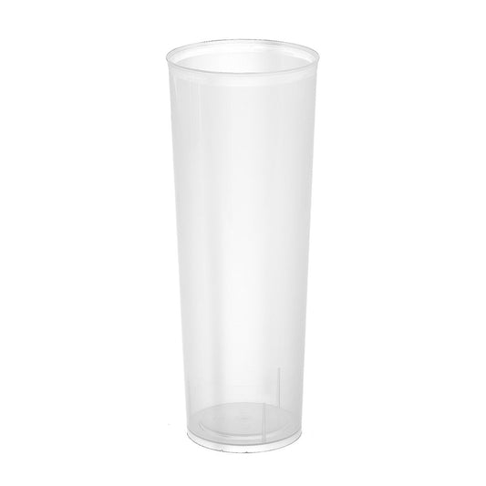 Set of reusable glasses Algon Tube, tube Transparent 300 ml (500pcs)